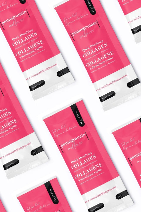 On - the - Go Pocket Sticks: Collagen Sachets 20 x 10g – Unflavoured - Sustainable Lifestyle