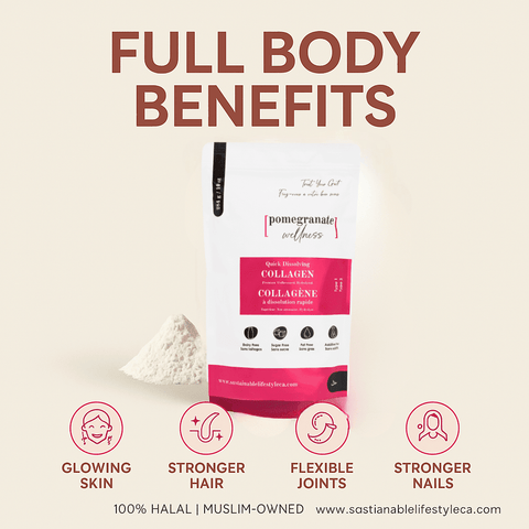 Value Upgrade: Unflavoured Halal Collagen Powder 16oz (454g) - Sustainable Lifestyle